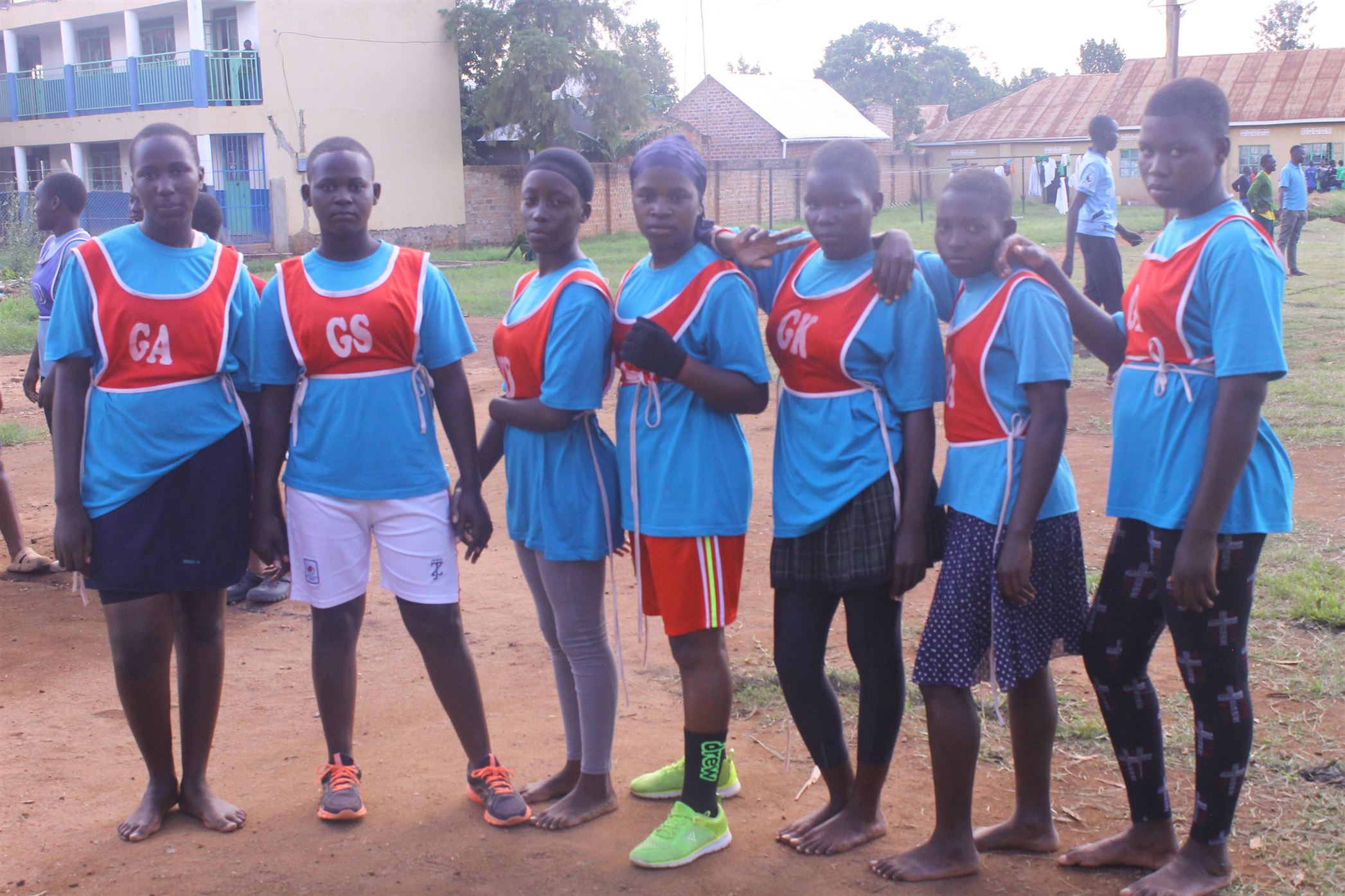 The School Netball Team Ready for the next Tournament